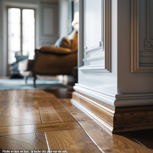 Plinthe en bois : la touche chic pour vos sols
